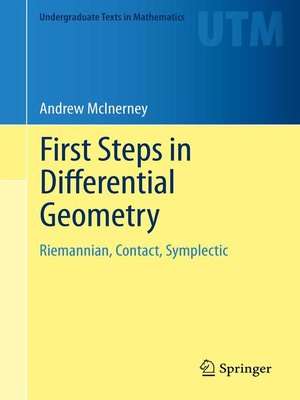 cover image of First Steps in Differential Geometry